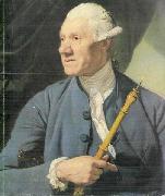 Johann Zoffany The Oboe Player oil